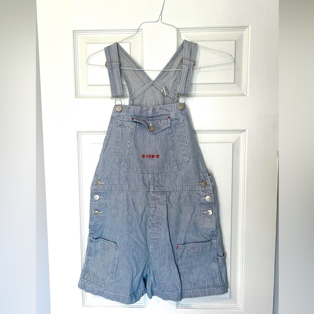 Vintage BUM striped overalls